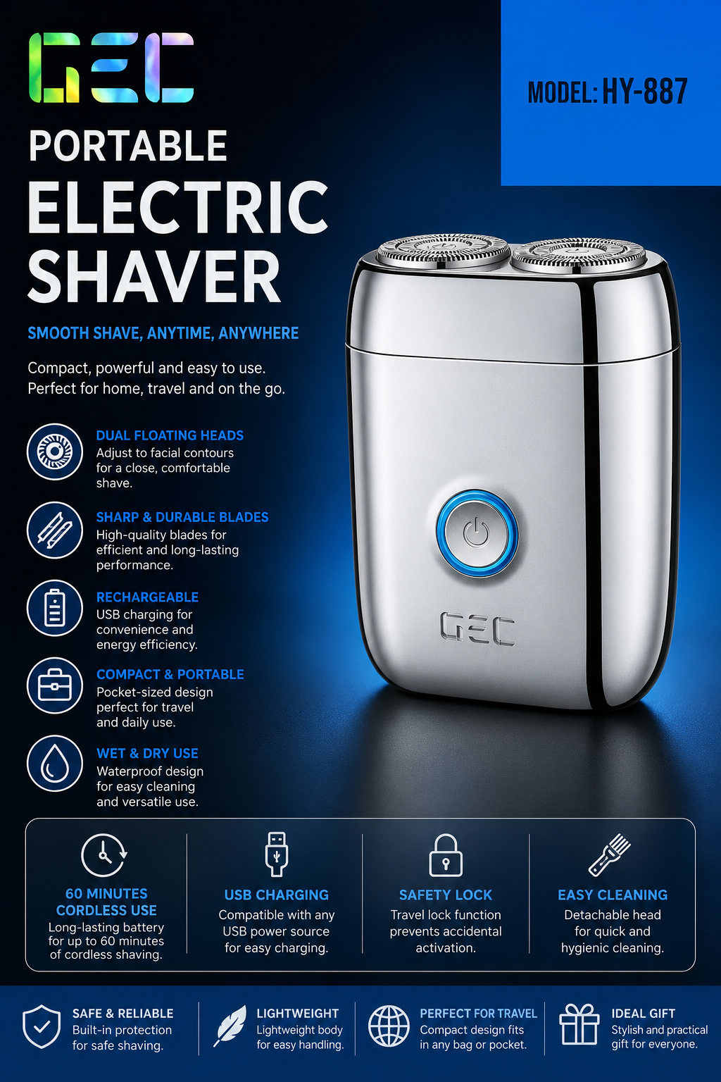 Mini Men Electric Shaver