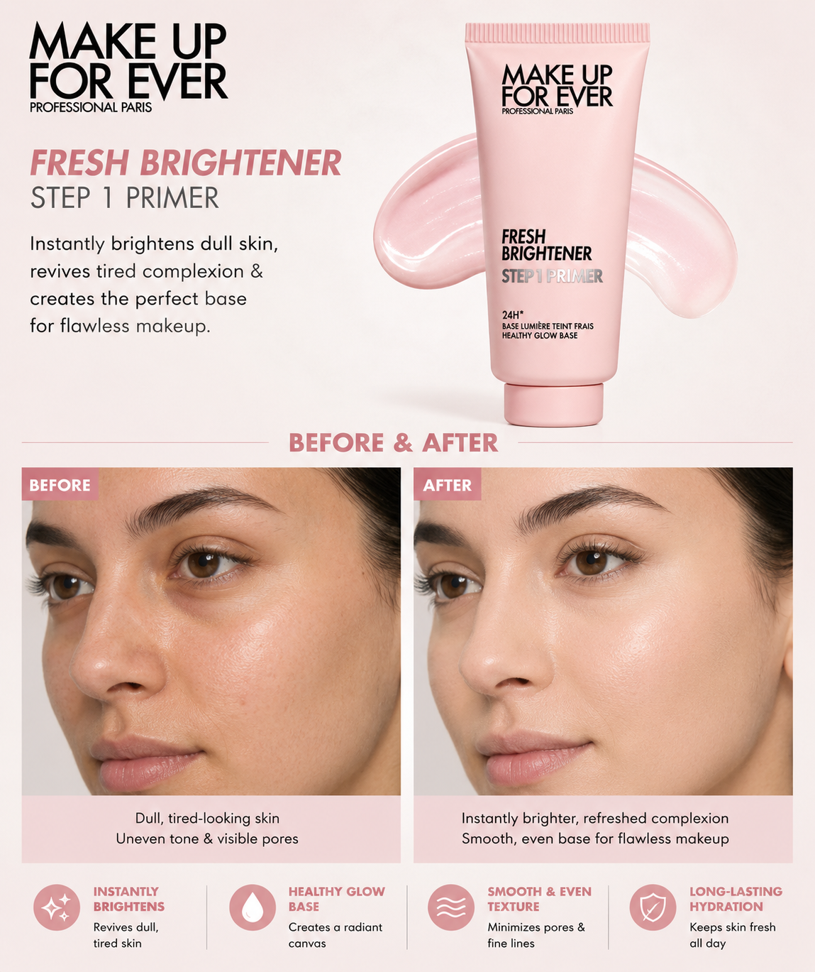 MAKE UP FOR EVER - Fresh Brightener Step - 1 Primer