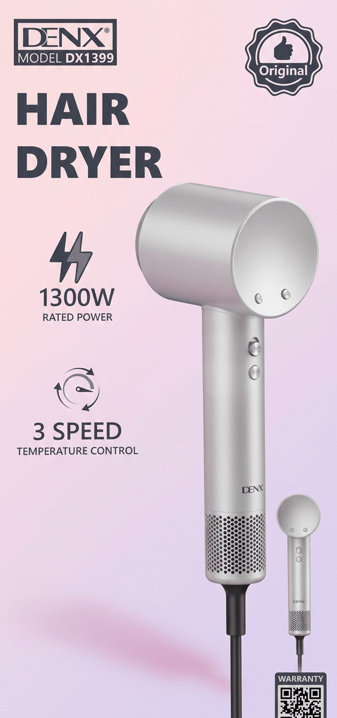 Denx - Hot & Cold Hair Dryer