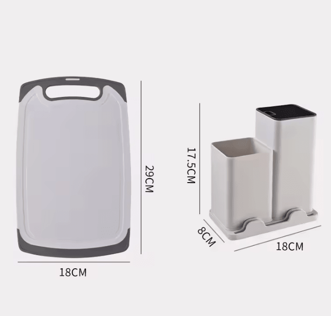 Knife & Utensil Set with Stand